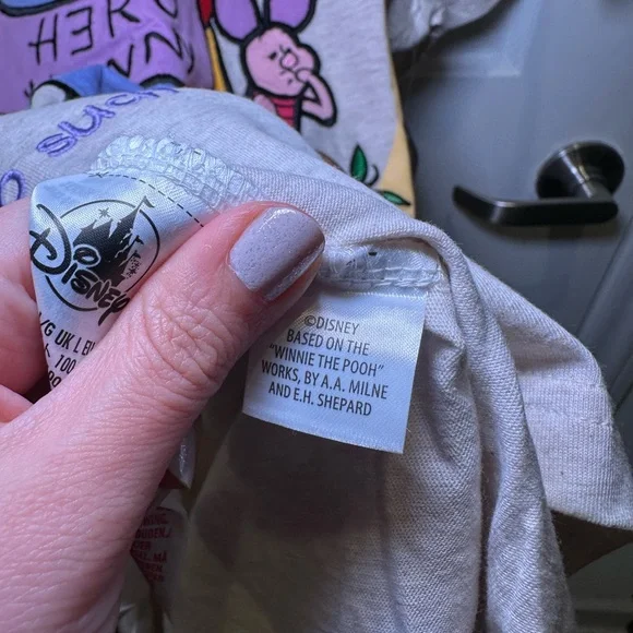 NWT Disney Winnie the Pooh and Piglet Halloween Embroidered T-Shirt for Women - Picture 10 of 12